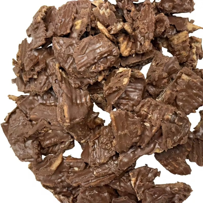Chocolate Covered Potato Chips Bark Sweet & Crunchy Snack Treat