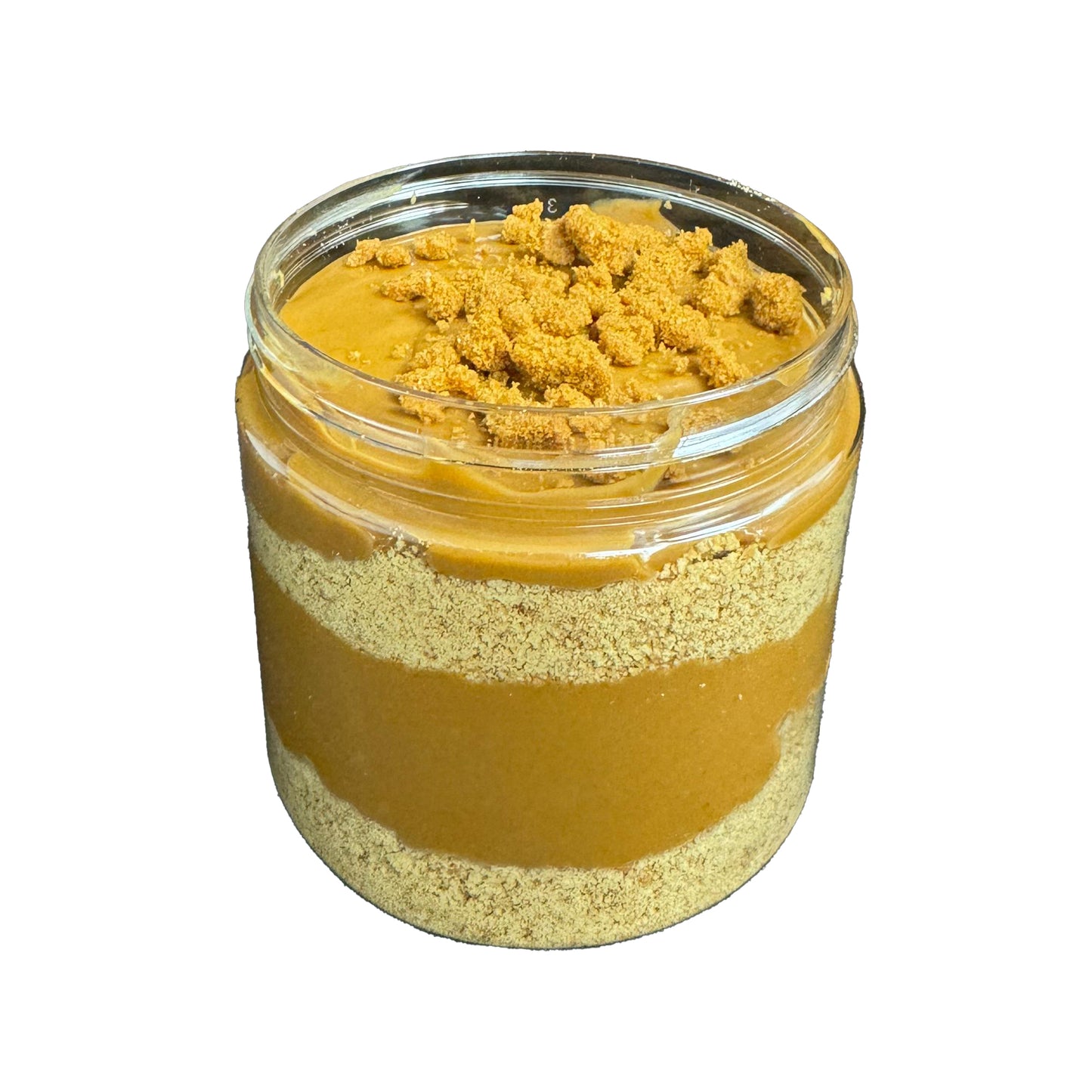 Lotus Crunch Delight Creamy Biscoff Spread Dessert with Cookie Crumble Layers (8oz Jar)