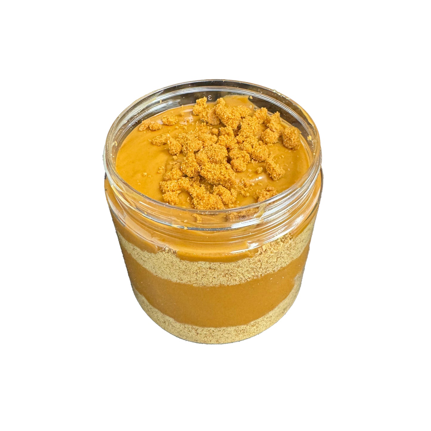 Lotus Crunch Delight Creamy Biscoff Spread Dessert with Cookie Crumble Layers (8oz Jar)