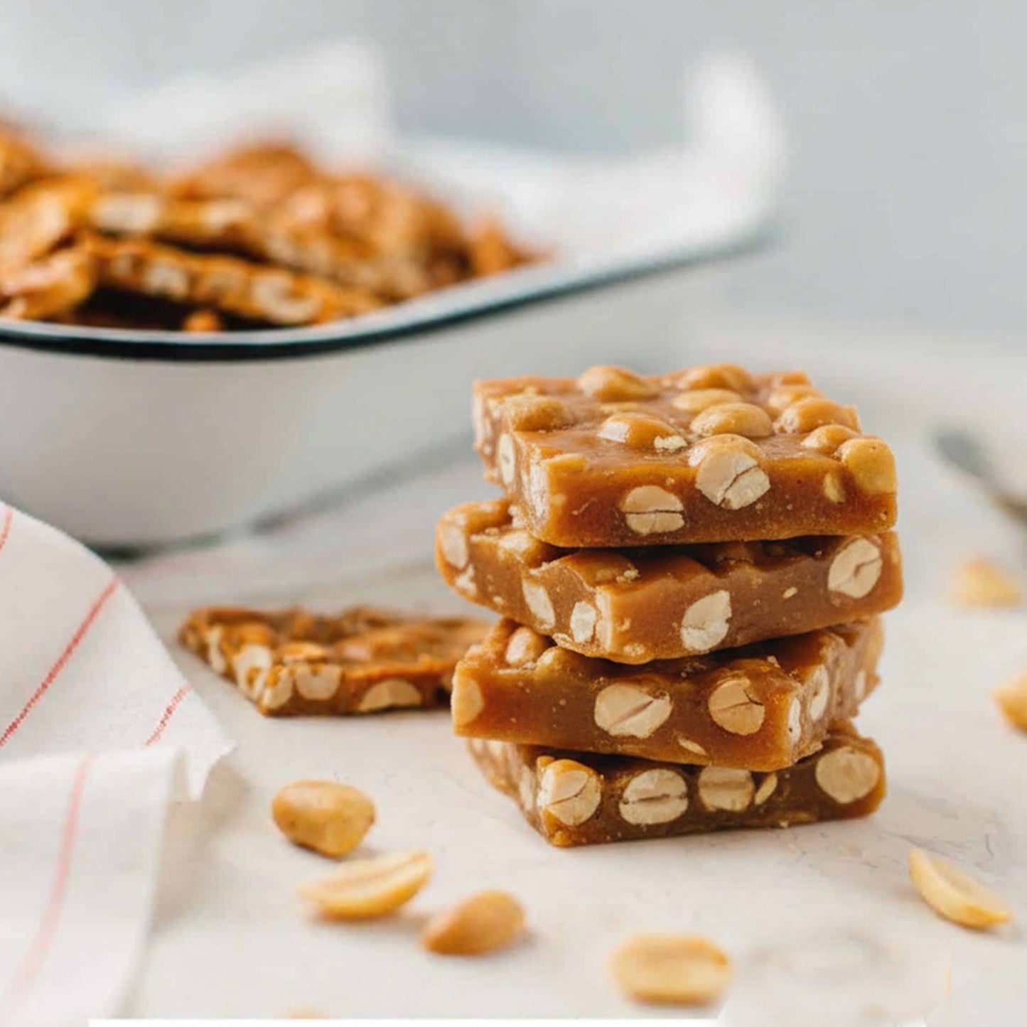 Peanut Brittle Crunchy, Sweet & Buttery Nut Candy