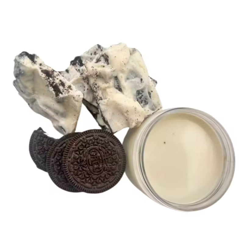 Creamy White Candy Bark with Crunchy Cookie Pieces Sweet Chocolate Snack Treat