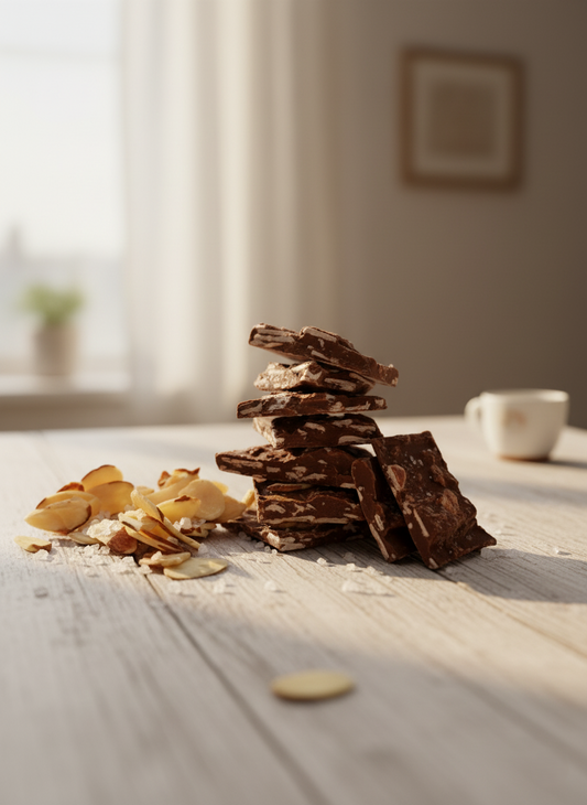 Sea Salt Almond Chocolate Bark Sweet & Crunchy Gourmet Treat
