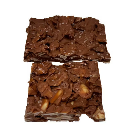 Sea Salt Almond Chocolate Bark Sweet & Crunchy Gourmet Treat